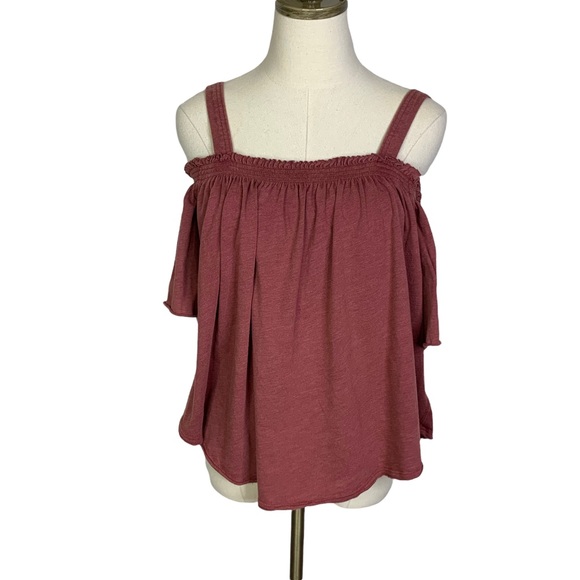 We the Free People SMALL Darling off the Shoulder Top 3312 - Picture 3 of 10